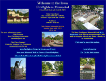 Tablet Screenshot of iowafirememorial.org